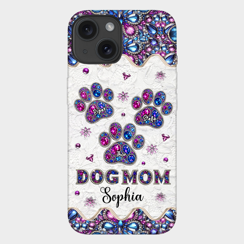 Maman de chien - Coque de téléphone personnalisée avec motif chien intégral
