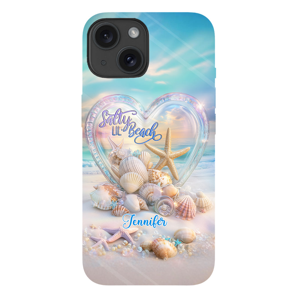 Salty Lil Beach - Coque de téléphone personnalisée pour amoureux de la mer avec impression intégrale