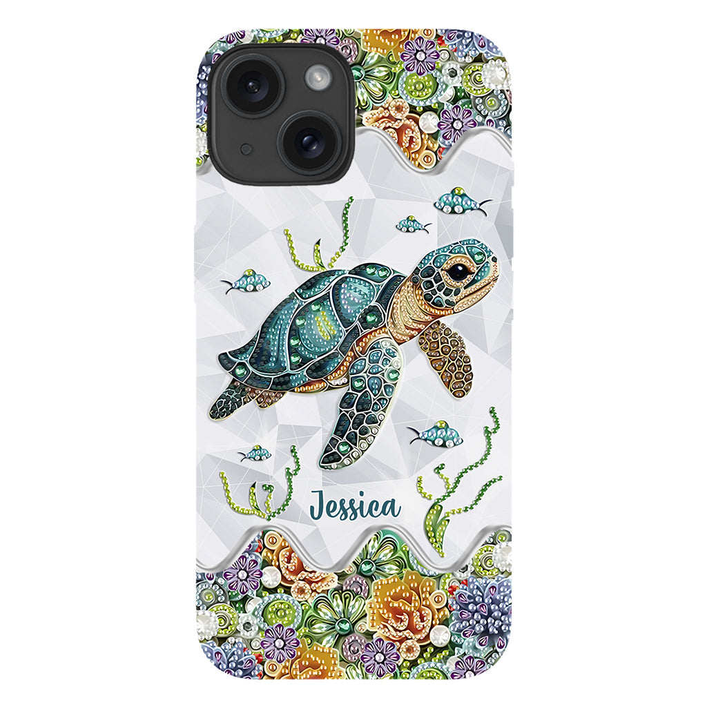 Just A Girl Who Loves Turtle - Personalized Turtle Full Print Phone Case