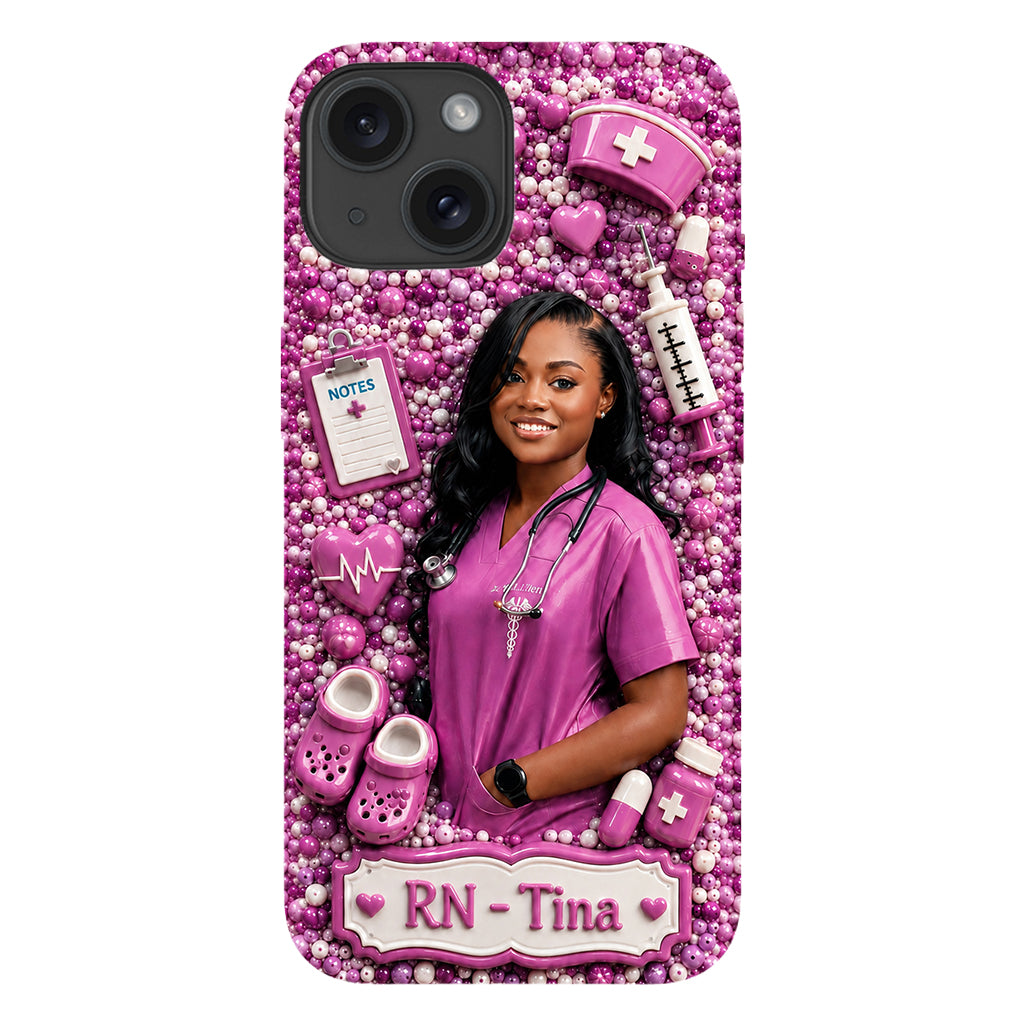 Love Being A Nurse - Personalized Nurse Full Print Phone Case