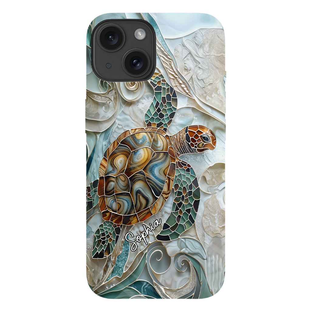 Love Turtles - Personalized Turtle Full Print Phone Case