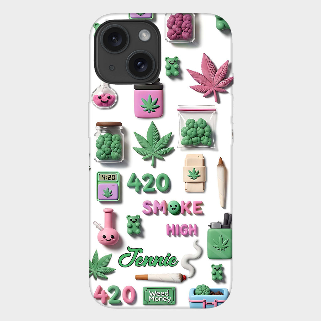 Stoner Chic - Personalized Weed Full Print Phone Case