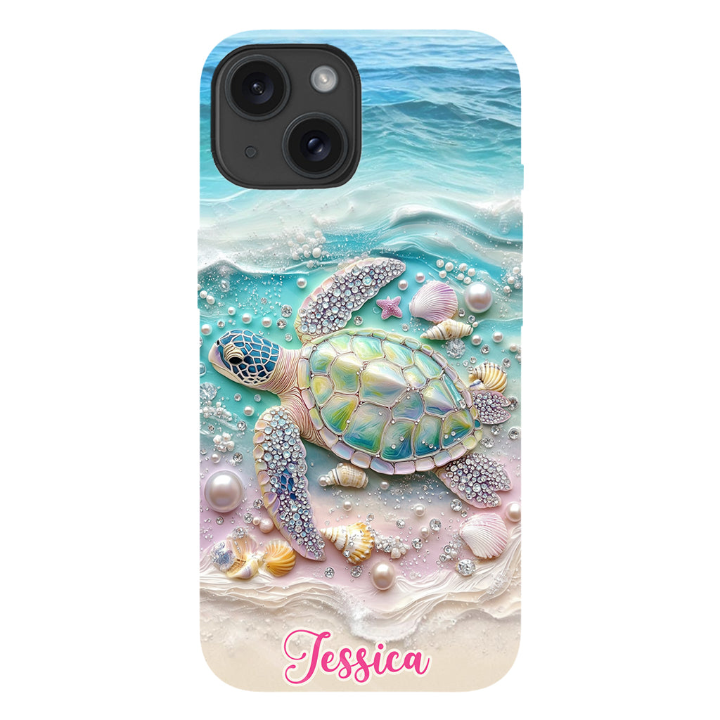 Love Turtles - Personalized Turtle Full Print Phone Case