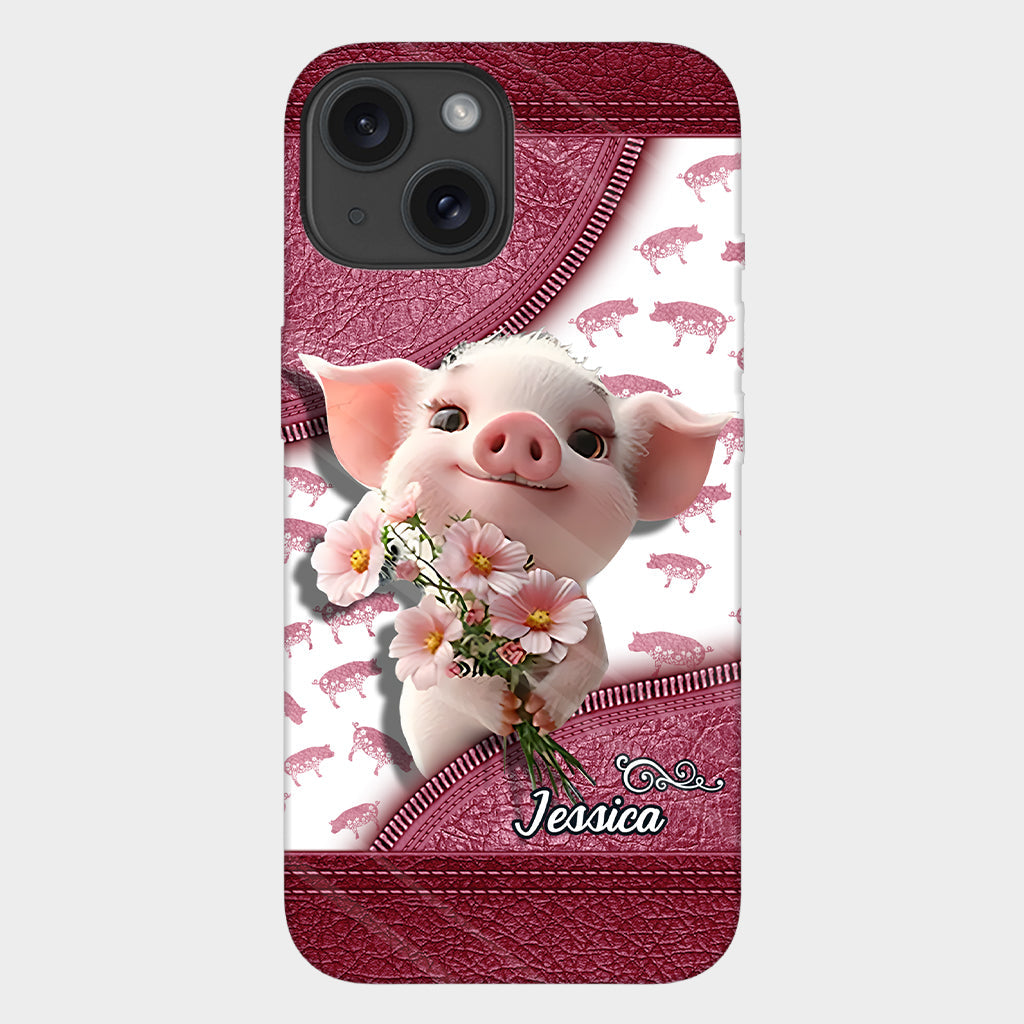 Love Pig - Personalized Pig Lover Full Print Phone Case