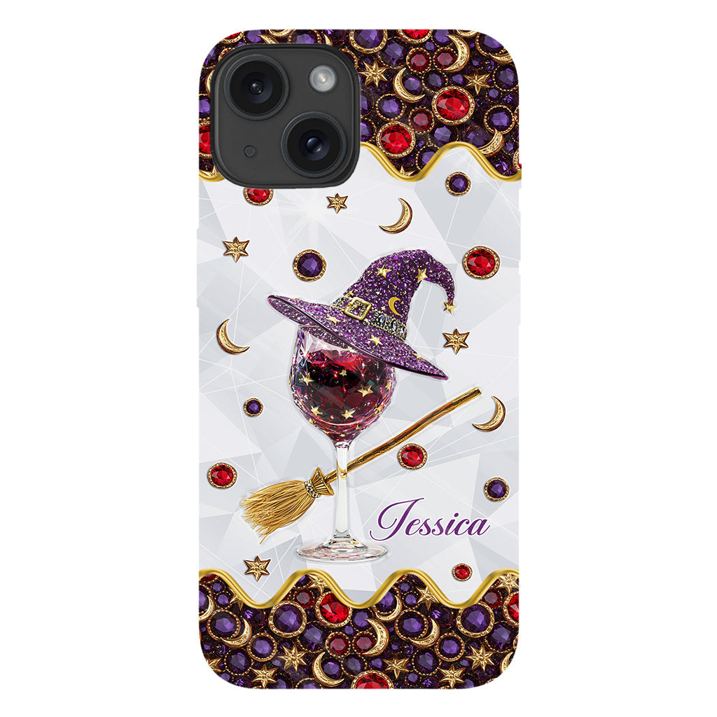Wine Witch - Personalized Witch Full Print Phone Case