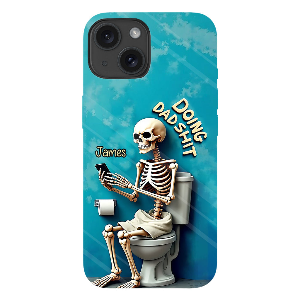 Doing Dad Shit - Personalized Father Full Print Phone Case