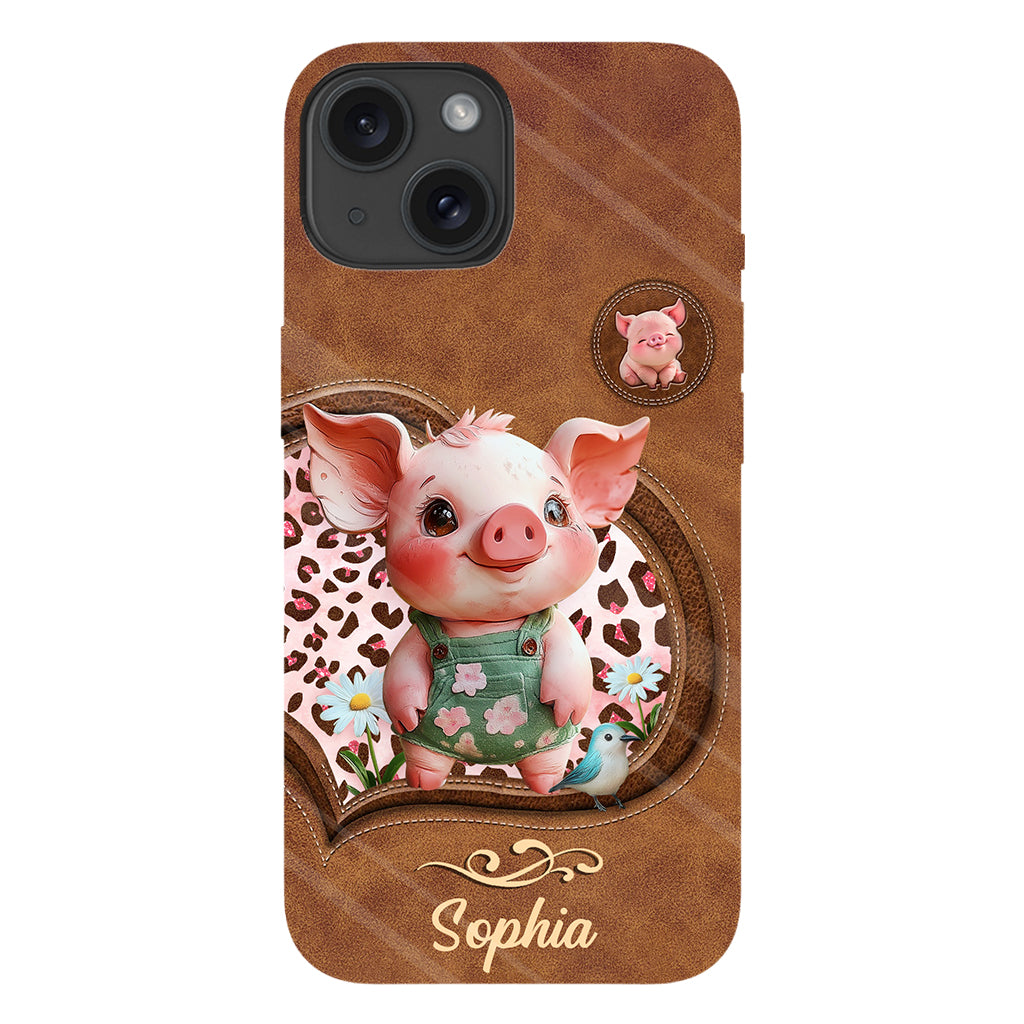 Cute Pig - Personalized Pig Lover Full Print Phone Case