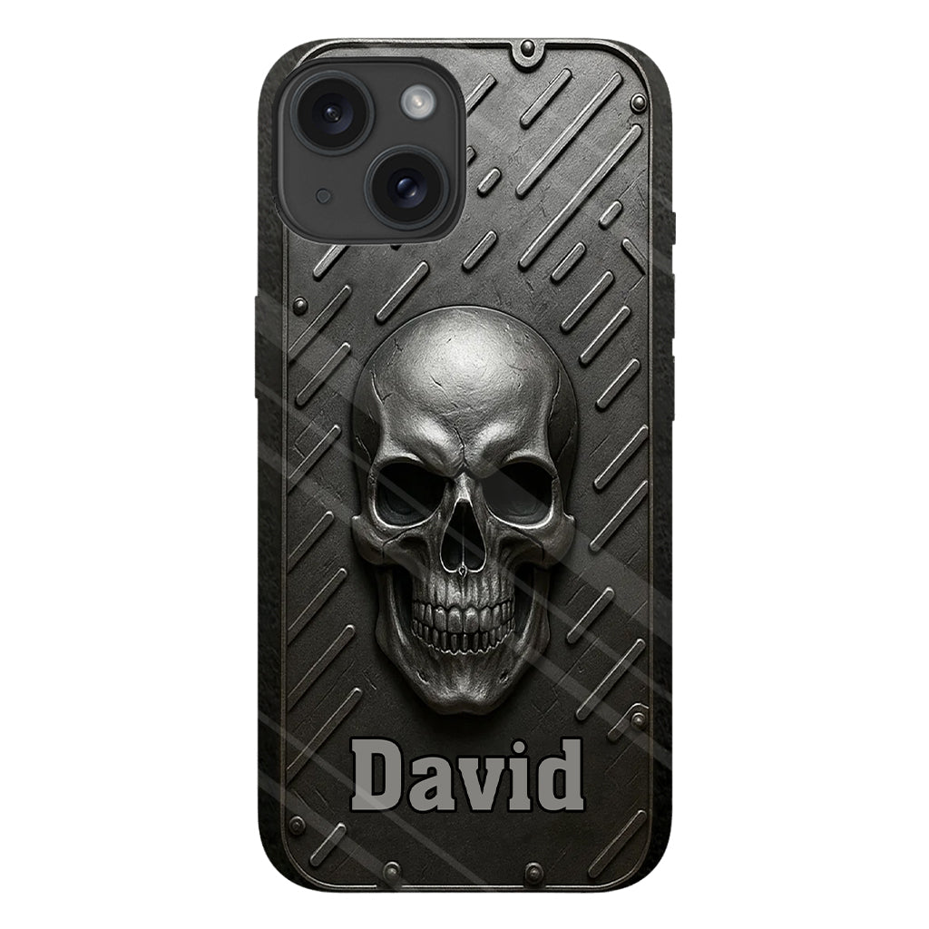 Hello Darkness - Personalized Skull Full Print Phone Case