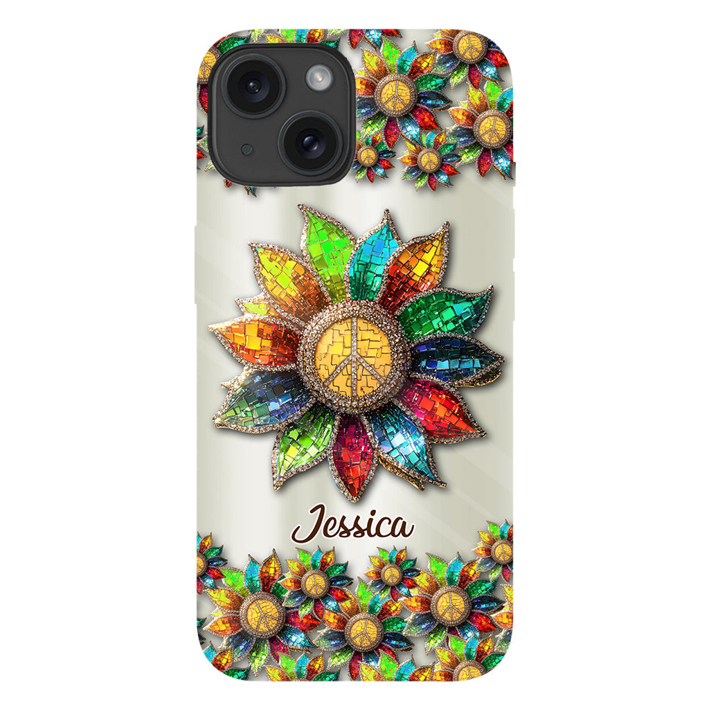 Coque de téléphone personnalisée Hippie Soul - Motif hippie intégral