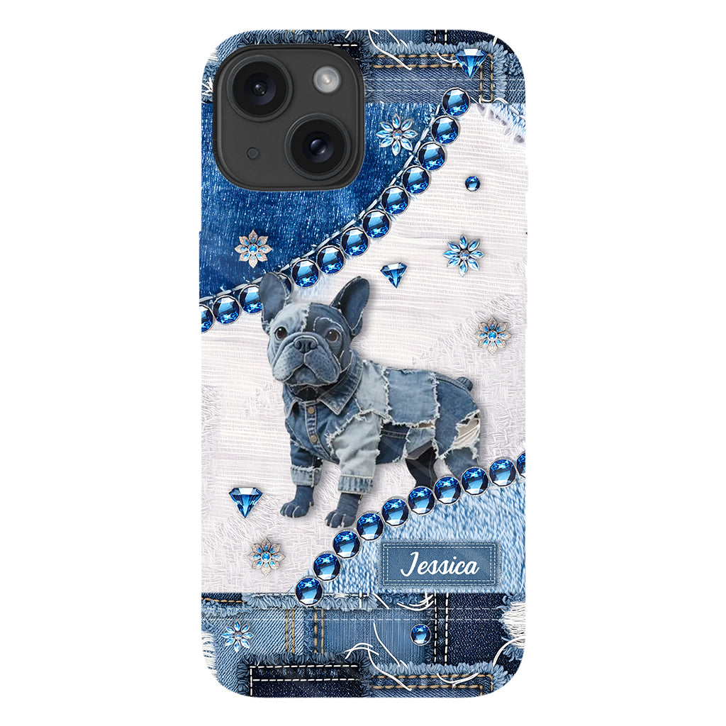Cute Bulldog - Personalized Dog Full Print Phone Case