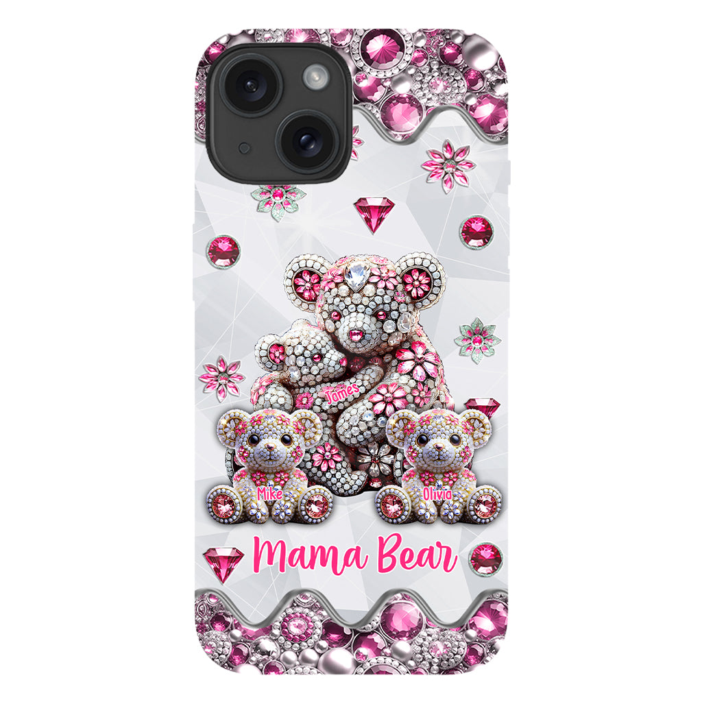 Mama Bear Gift For Mom, Grandma,.. - Personalized Mother Full Print Phone Case