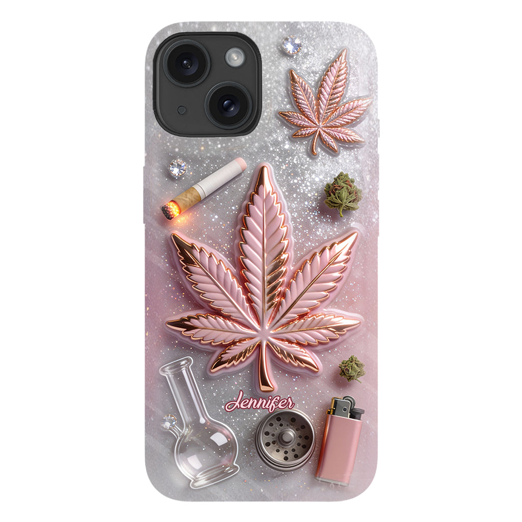 Coque de téléphone Magic Leaf - Motif cannabis personnalisé