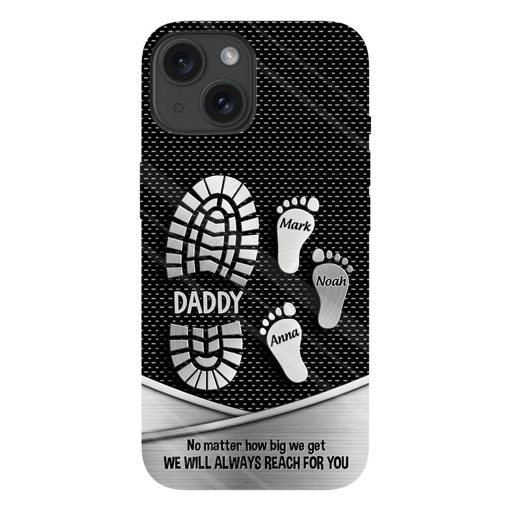 Your Footsteps Led Our Way - Personalized Father Full Print Phone Case