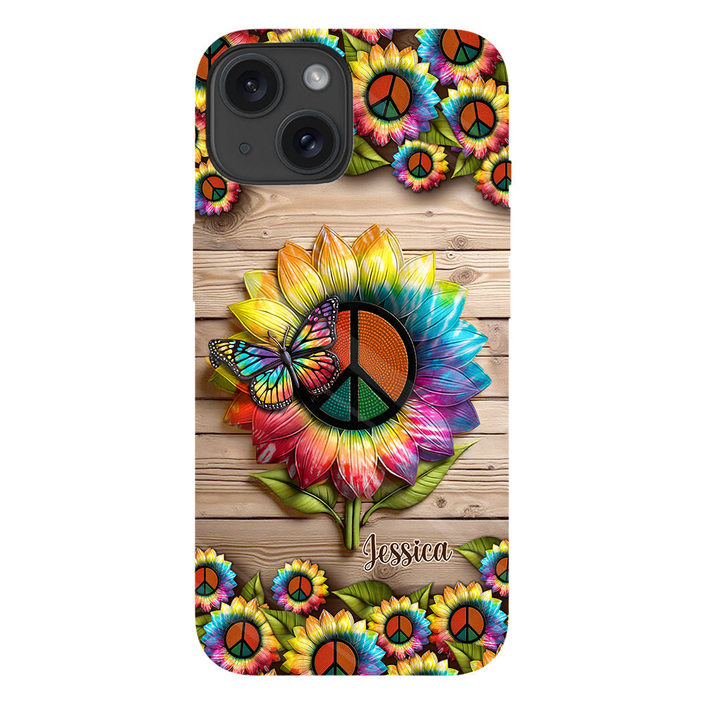 Coque de téléphone personnalisée Hippie Soul - Motif hippie intégral