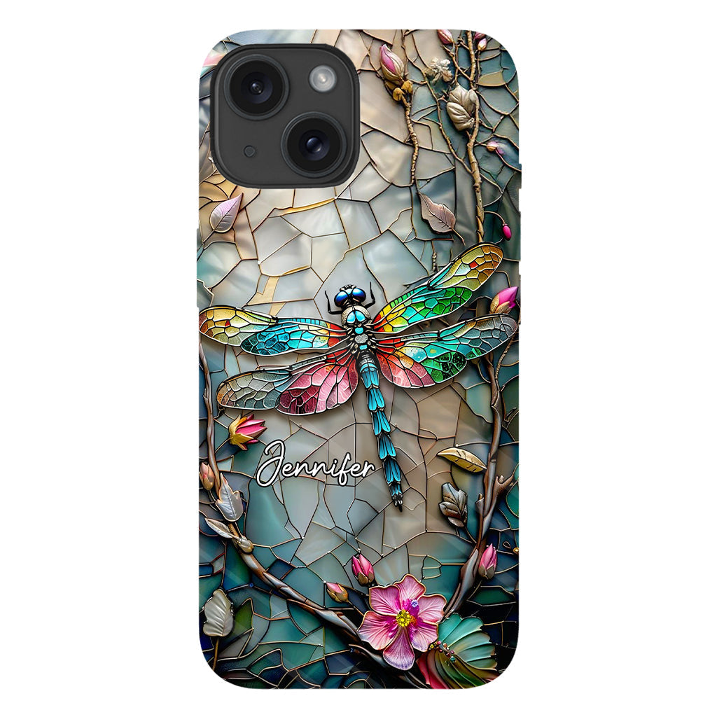 Love Dragonflies - Personalized Dragonfly Full Print Phone Case