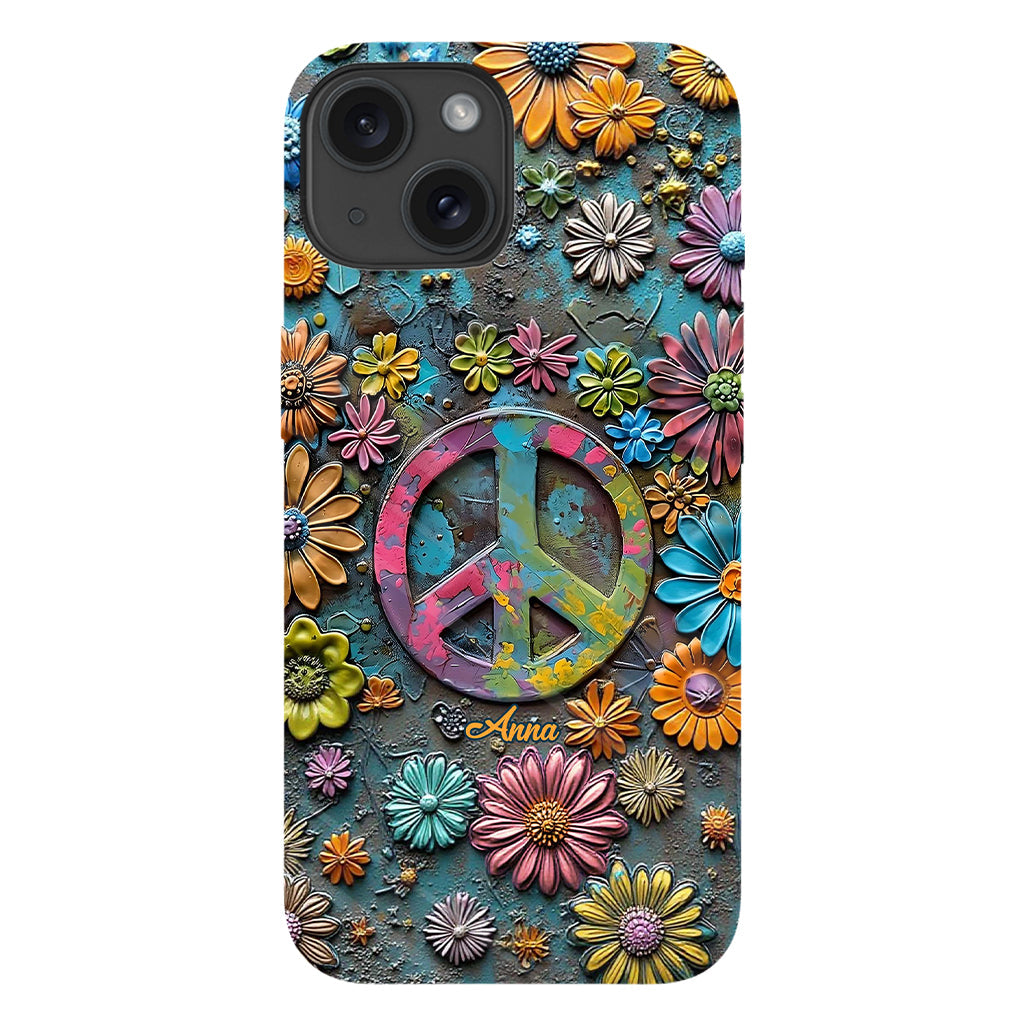 Coque de téléphone personnalisée Hippie Soul - Motif hippie intégral