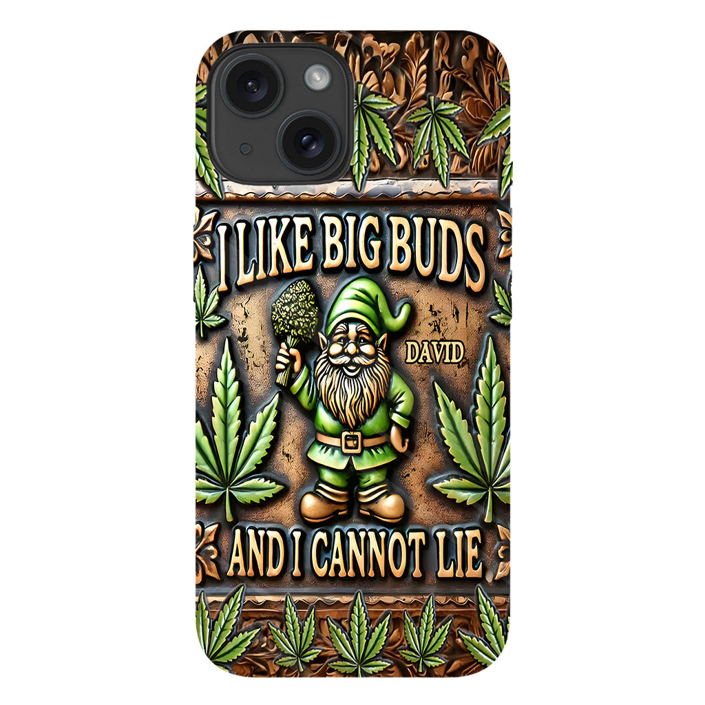J'aime les grosses têtes - Coque de téléphone personnalisée avec impression intégrale sur le thème du cannabis