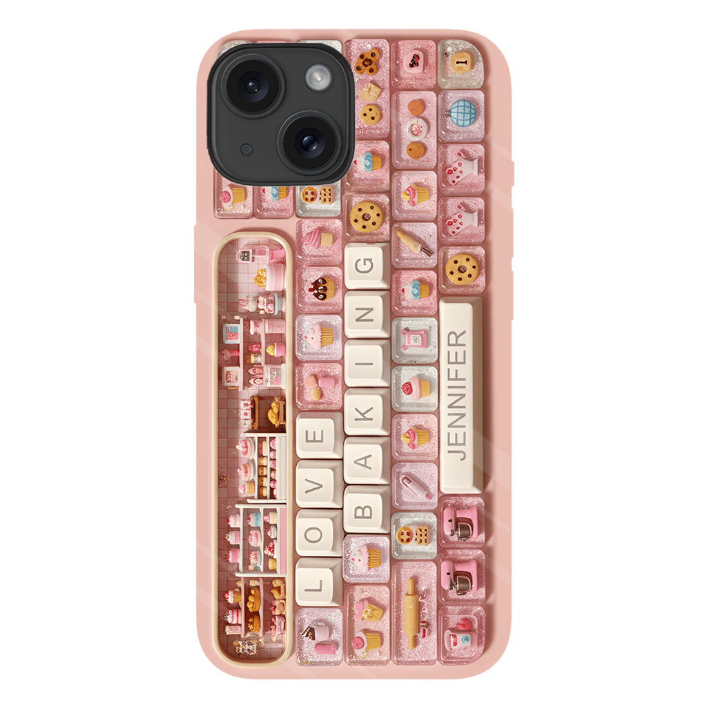 Coque de téléphone personnalisée « Passion Pâtisserie » avec motif intégral
