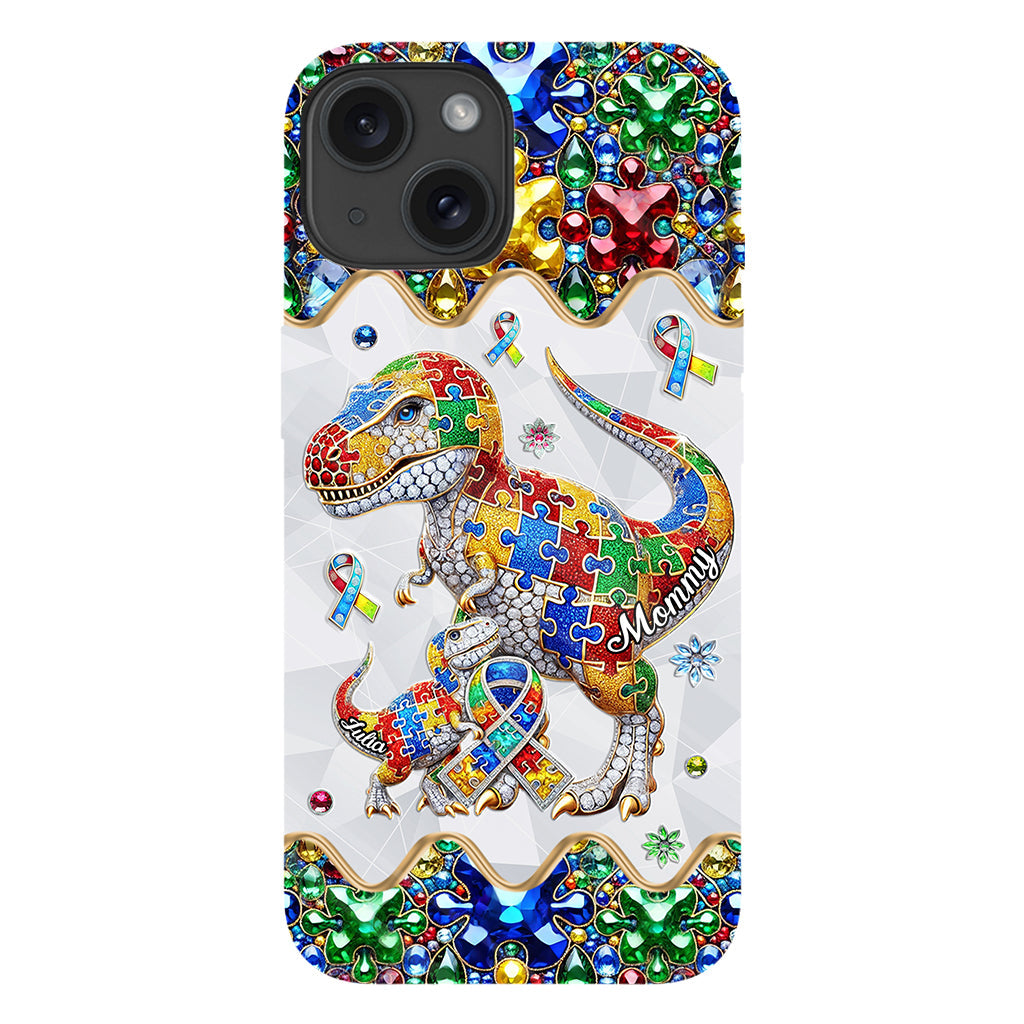 Strong Mama - Personalized Autism Awareness Full Print Phone Case