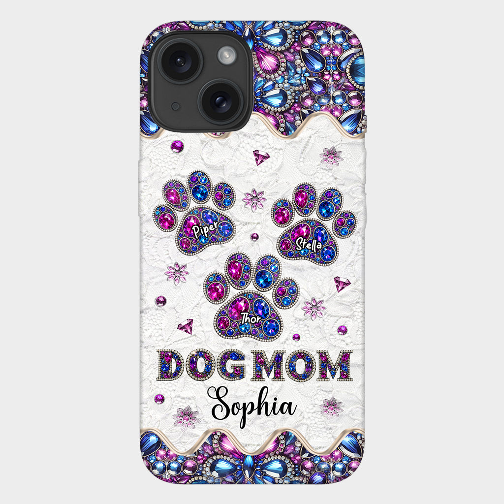 Maman de chien - Coque de téléphone personnalisée avec motif chien intégral