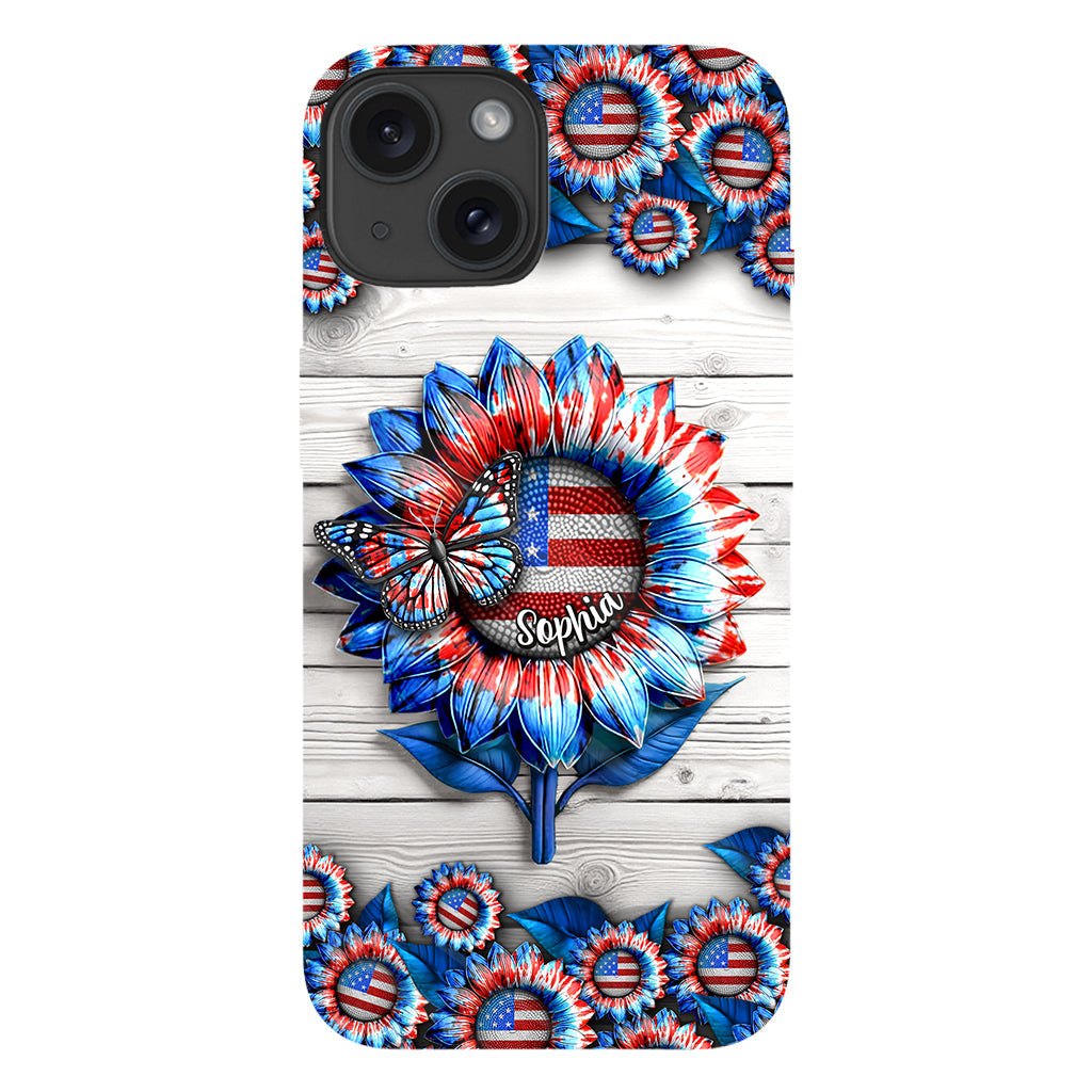 Love America - Personalized Independence Day/ 4th of July Full Print Phone Case