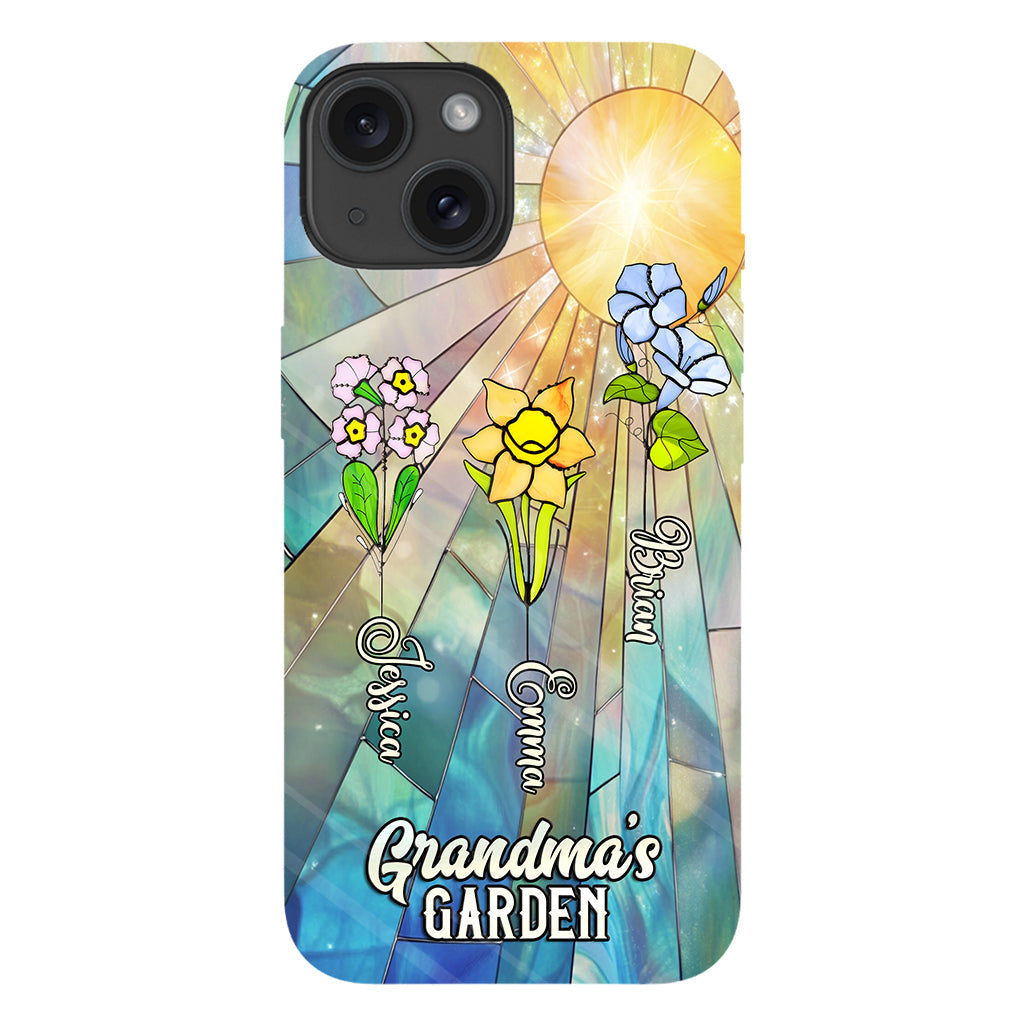 Grandma's Garden - Personalized Grandma Full Print Phone Case
