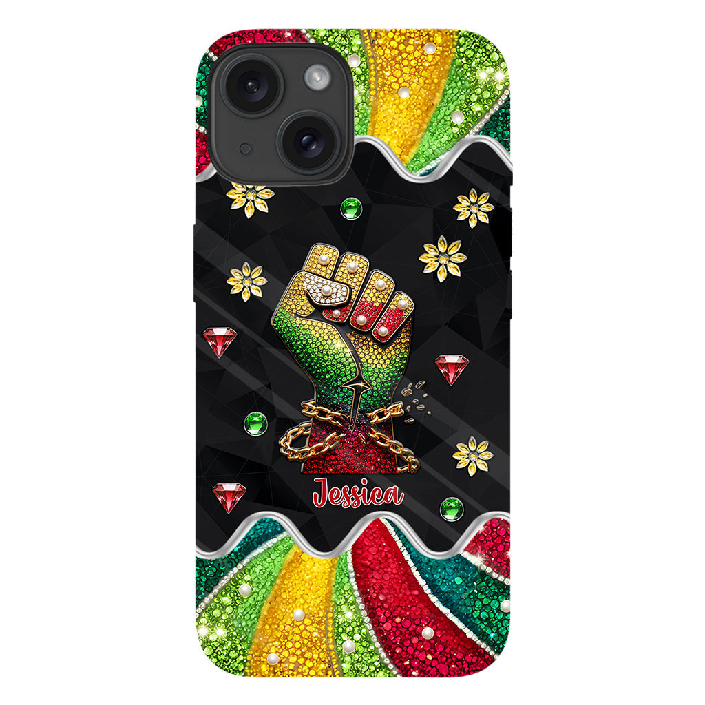Ils ne nous aiment pas - Coque de téléphone et support de téléphone personnalisés Juneteenth avec impression intégrale