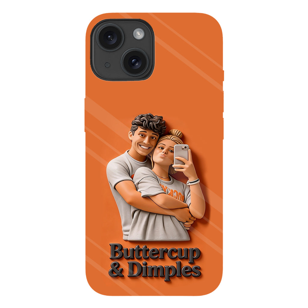 Coque de téléphone personnalisée avec photo pour couple - Cadeau idéal pour la Saint-Valentin