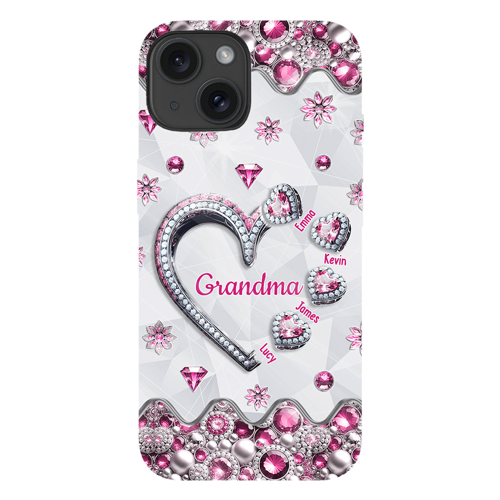 Cadeau pour grand-mère, maman… - Coque de téléphone personnalisée avec impression intégrale « Grand-mère »