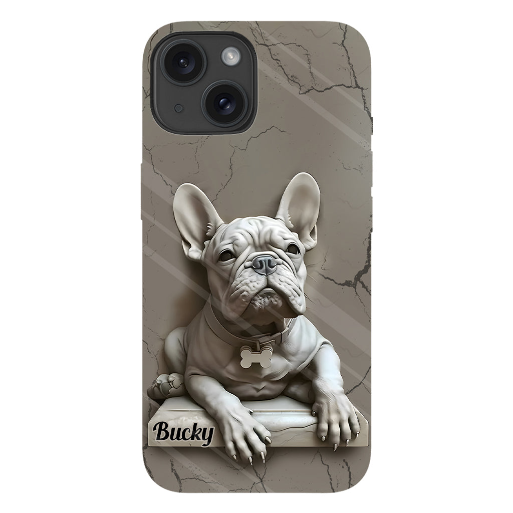 Coque de téléphone personnalisée avec motif bouledogue français - Bouledogue français