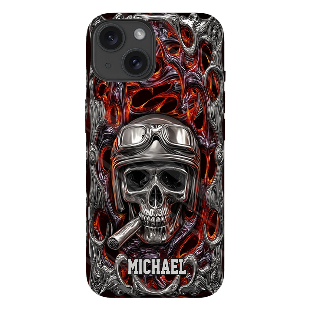 Ride Or Die - Coque de téléphone personnalisée pour motard avec impression intégrale