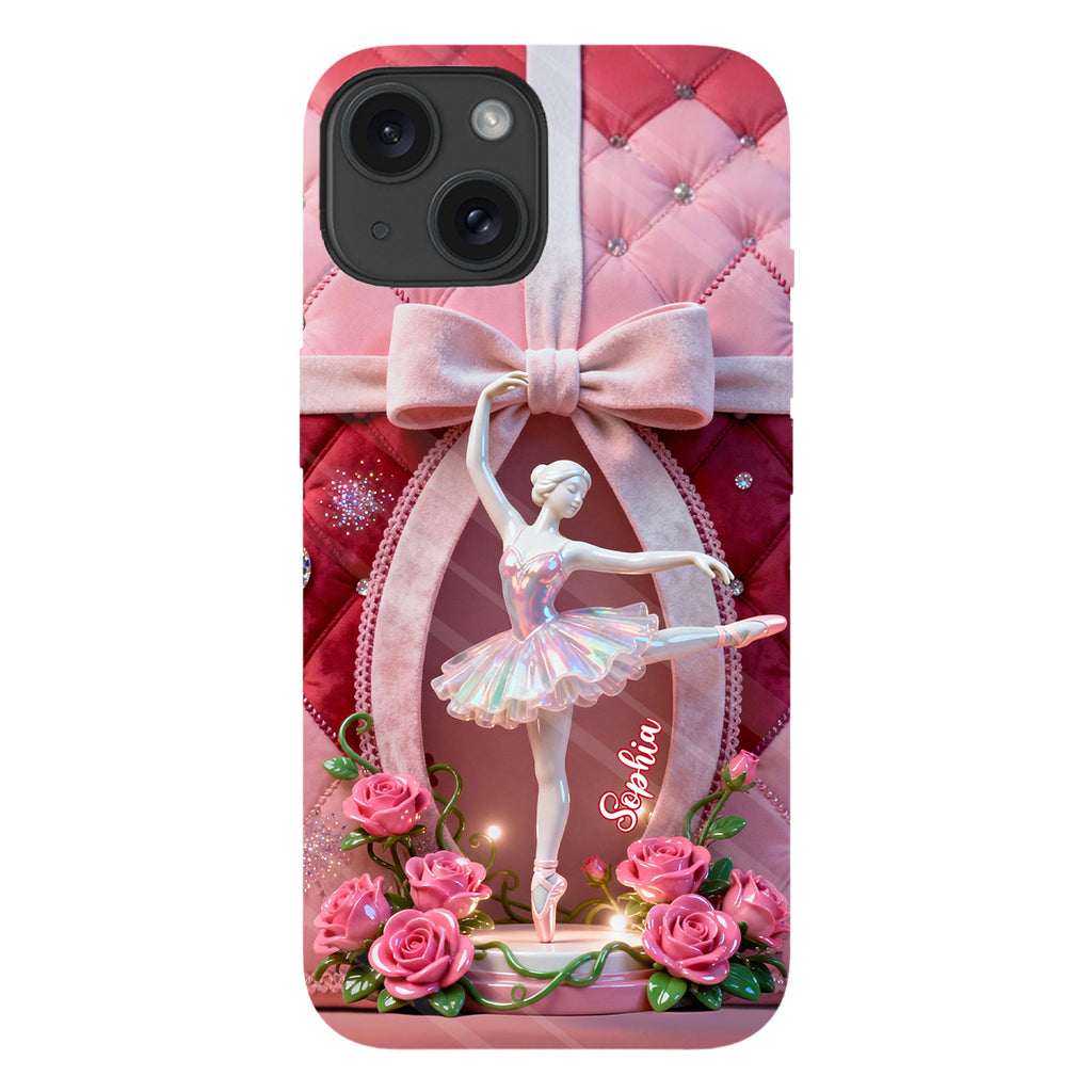 Just A Girl Who Loves To Dance - Personalized Ballet Full Print Phone Case