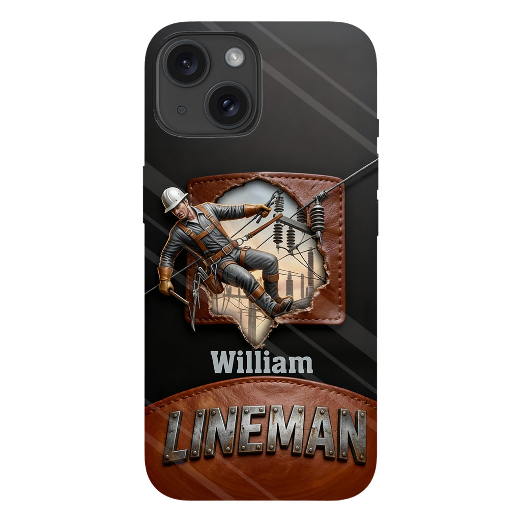 Cool Lineman - Personalized Lineman Full Print Phone Case