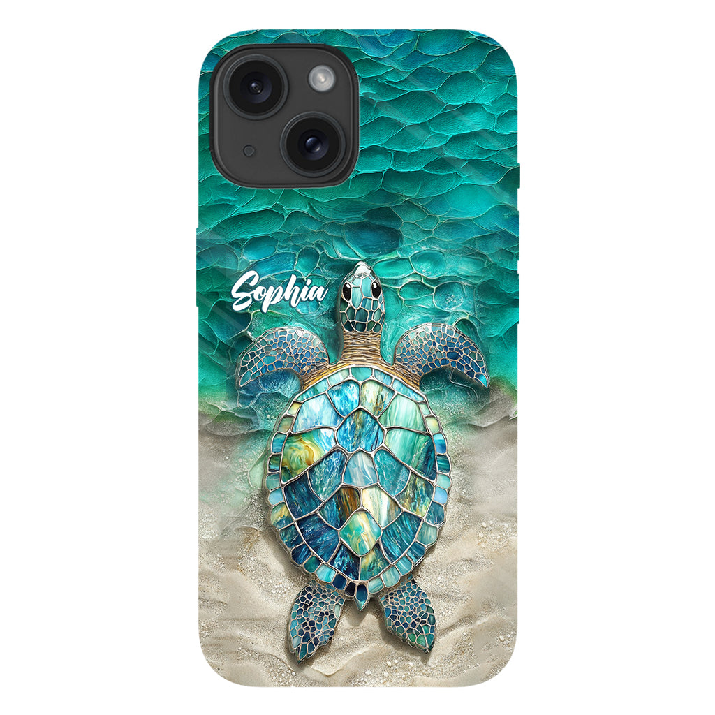 Sea Turtle Lovers - Personalized Turtle Full Print Phone Case
