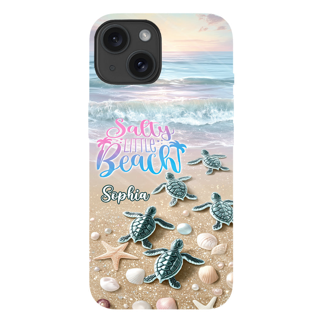 Salty Lil Beach - Coque de téléphone personnalisée pour amoureux de la mer avec impression intégrale