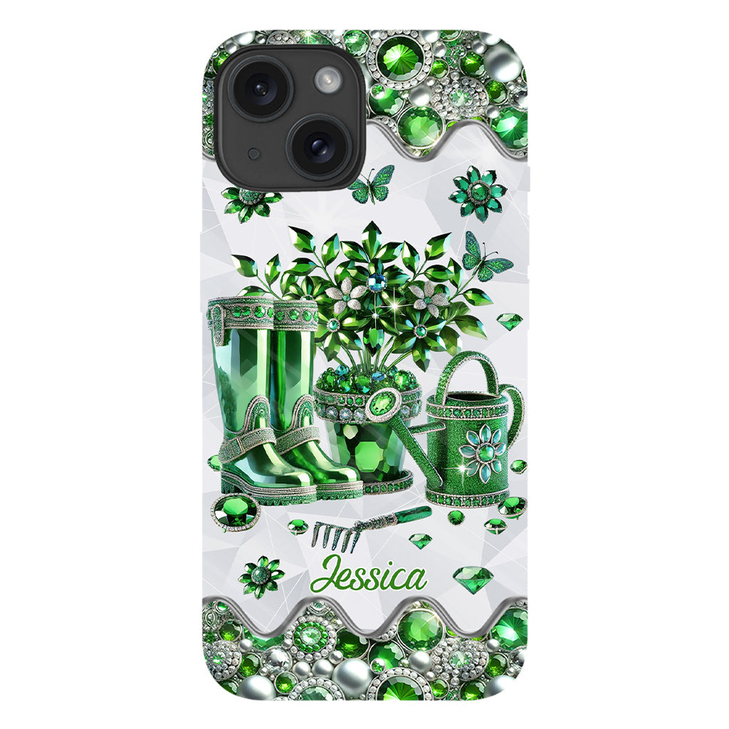 Just A Girl Who Loves Gardening - Personalized Gardening Full Print Phone Case