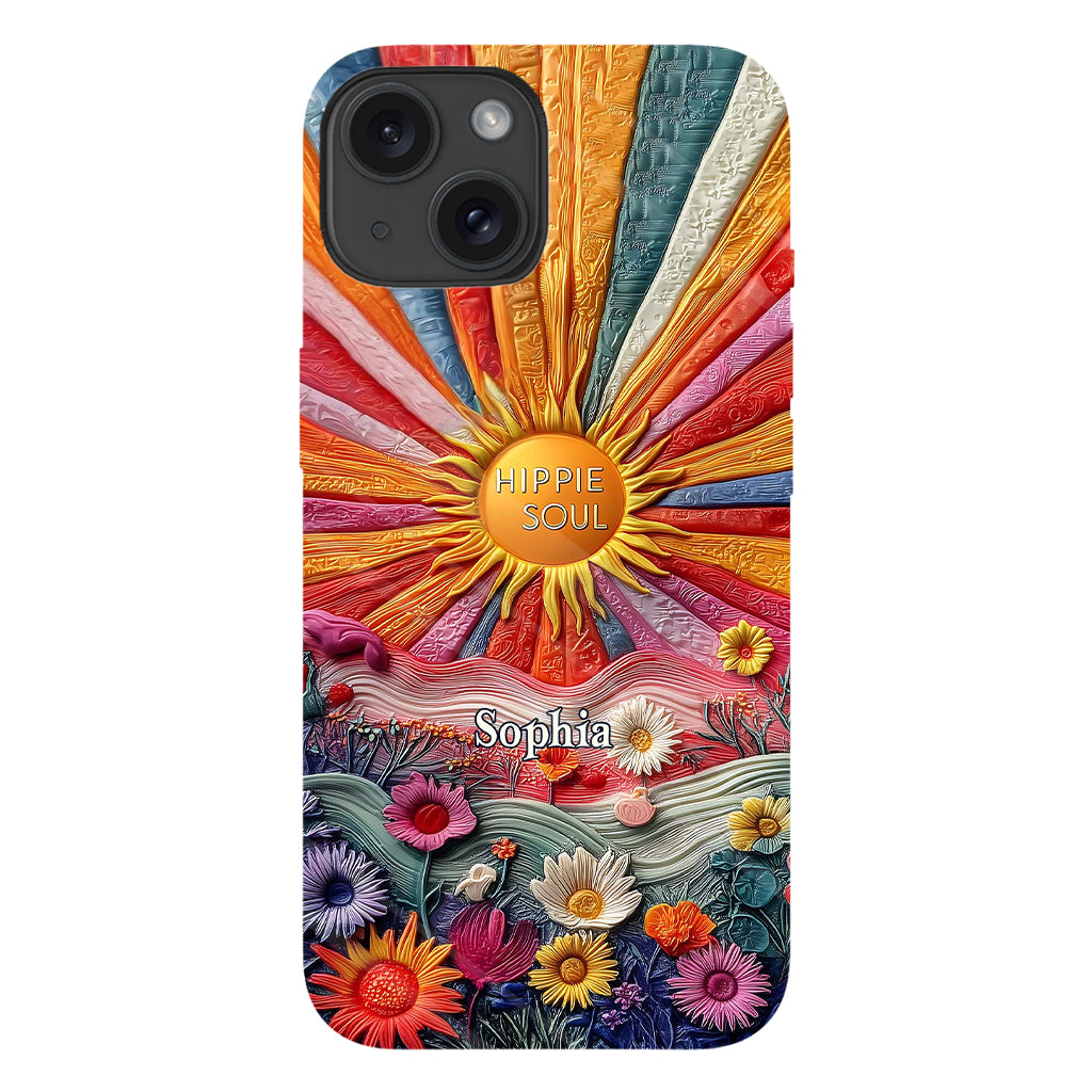 Hippie Soul - Personalized Hippie Full Print Phone Case