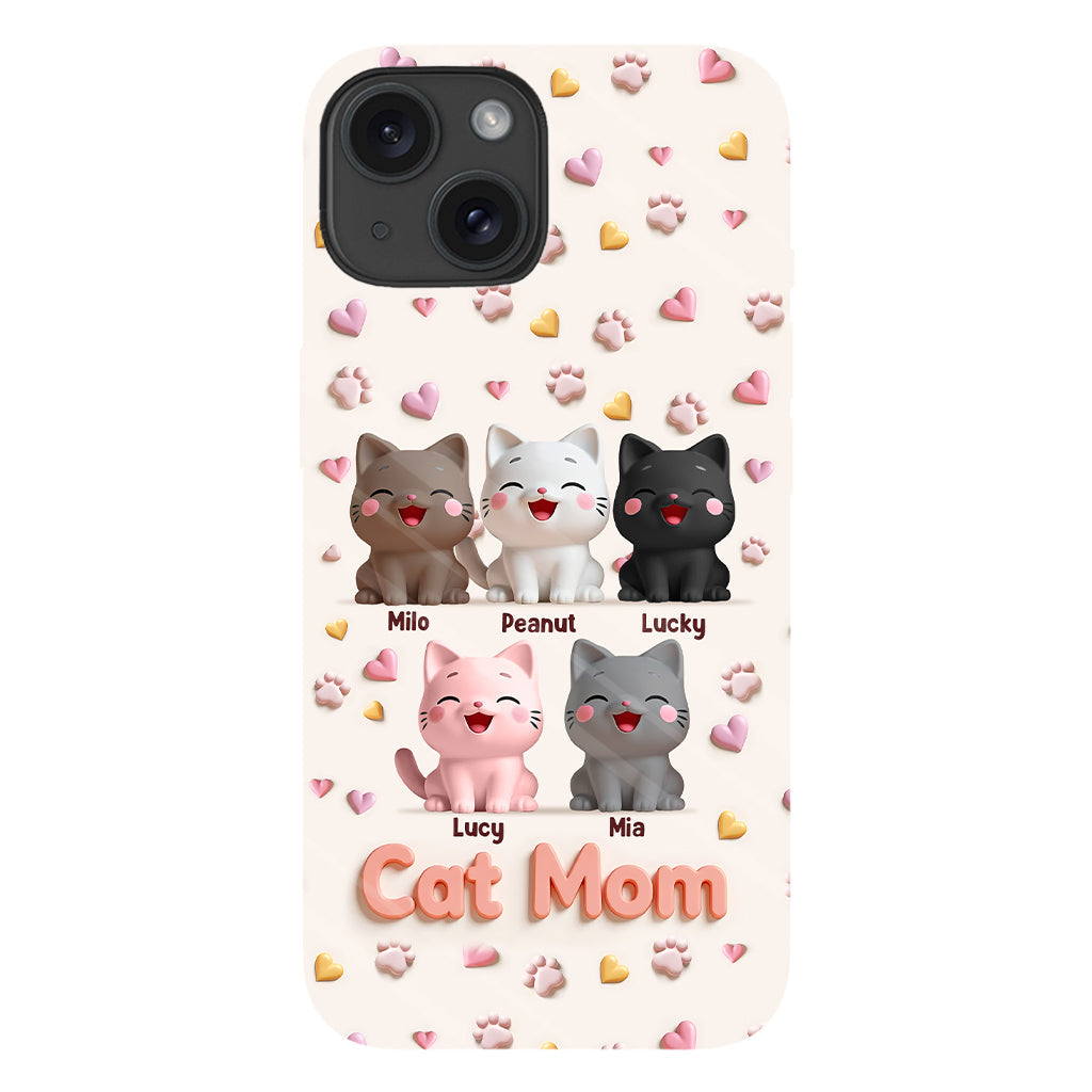 Cat Mom - Personalized Cat Full Print Phone Case