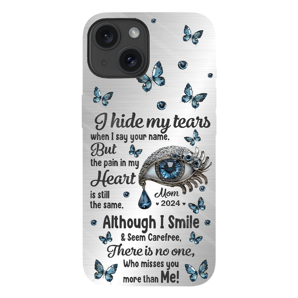 Mes larmes - Coque de téléphone personnalisée en hommage à mes larmes