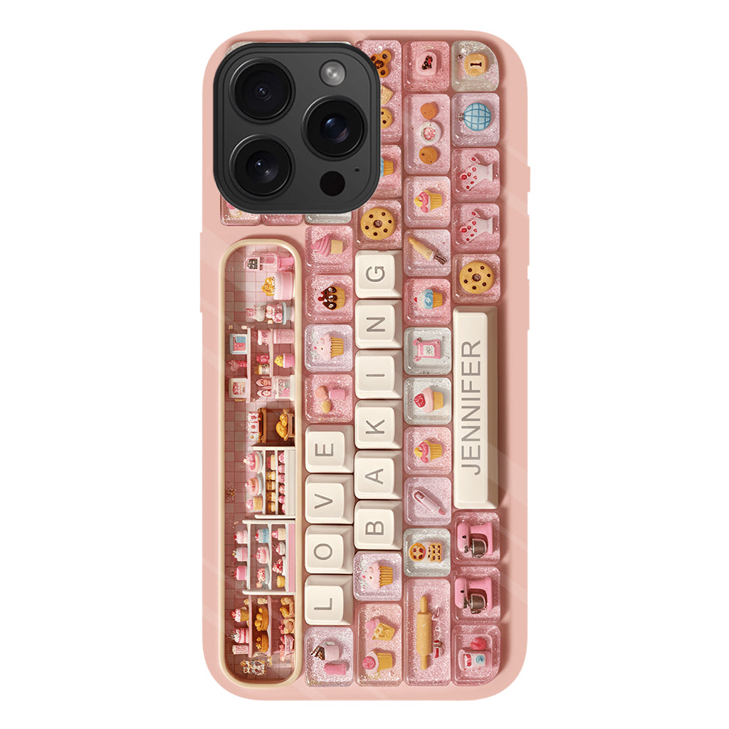 Coque de téléphone personnalisée « Passion Pâtisserie » avec motif intégral