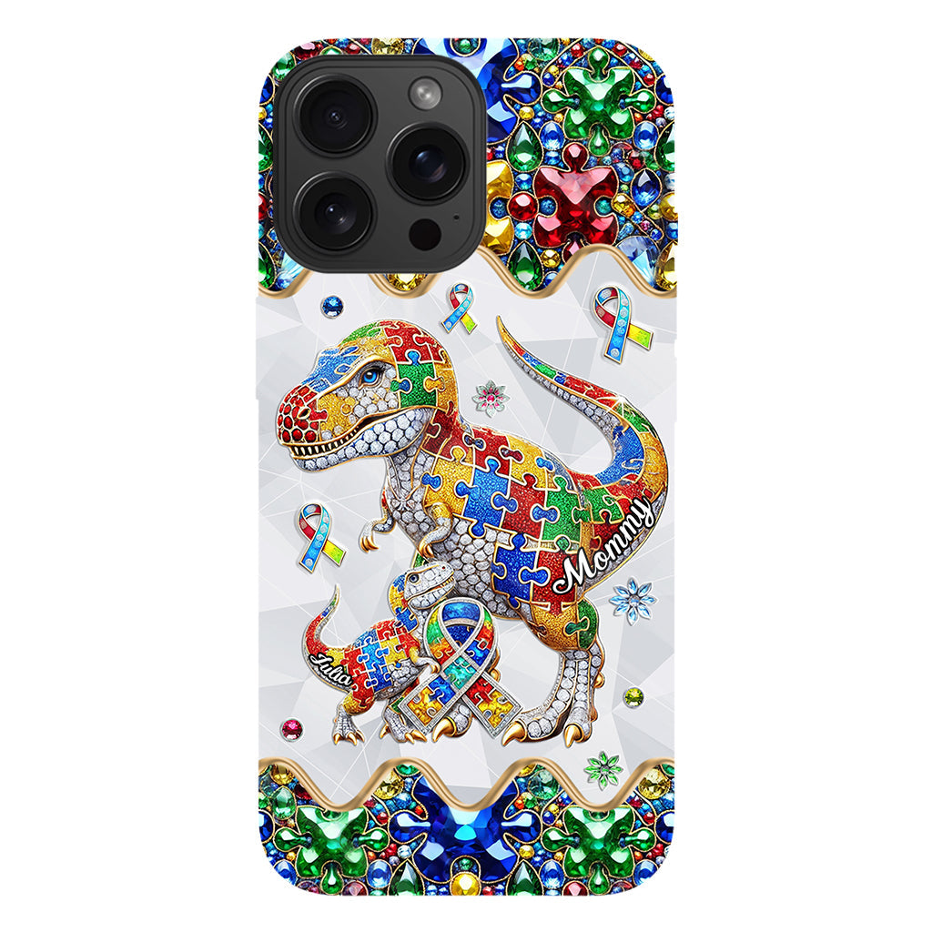 Strong Mama - Personalized Autism Awareness Full Print Phone Case