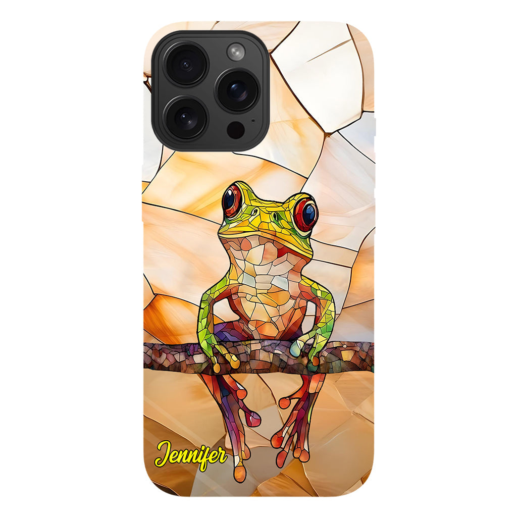 Coque de téléphone personnalisée avec motif grenouille - Cadeau idéal pour les amoureux des grenouilles