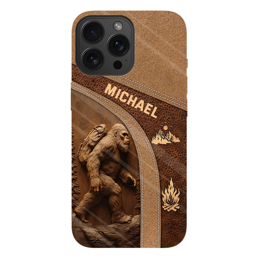 Sasquatch - Coque de téléphone personnalisée avec impression intégrale pour la randonnée