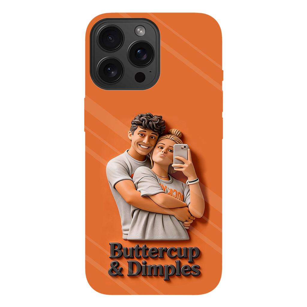 Coque de téléphone personnalisée avec photo pour couple - Cadeau idéal pour la Saint-Valentin