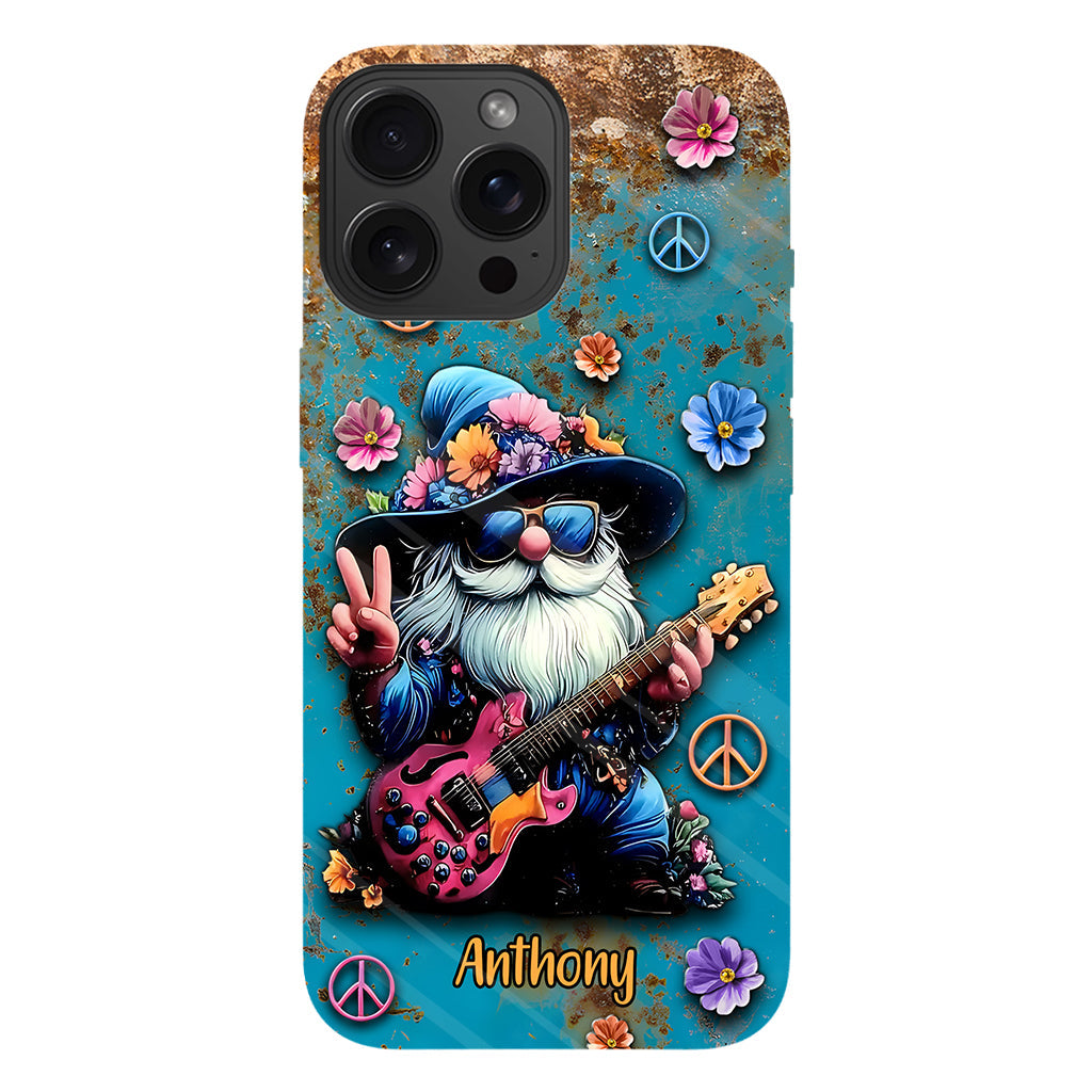 Coque de téléphone personnalisée Hippie Gnome - Motif hippie intégral