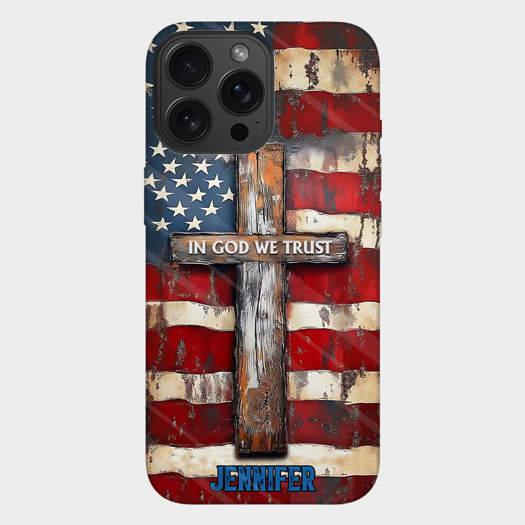 In God We Trust - Personalized Christian Full Print Phone Case