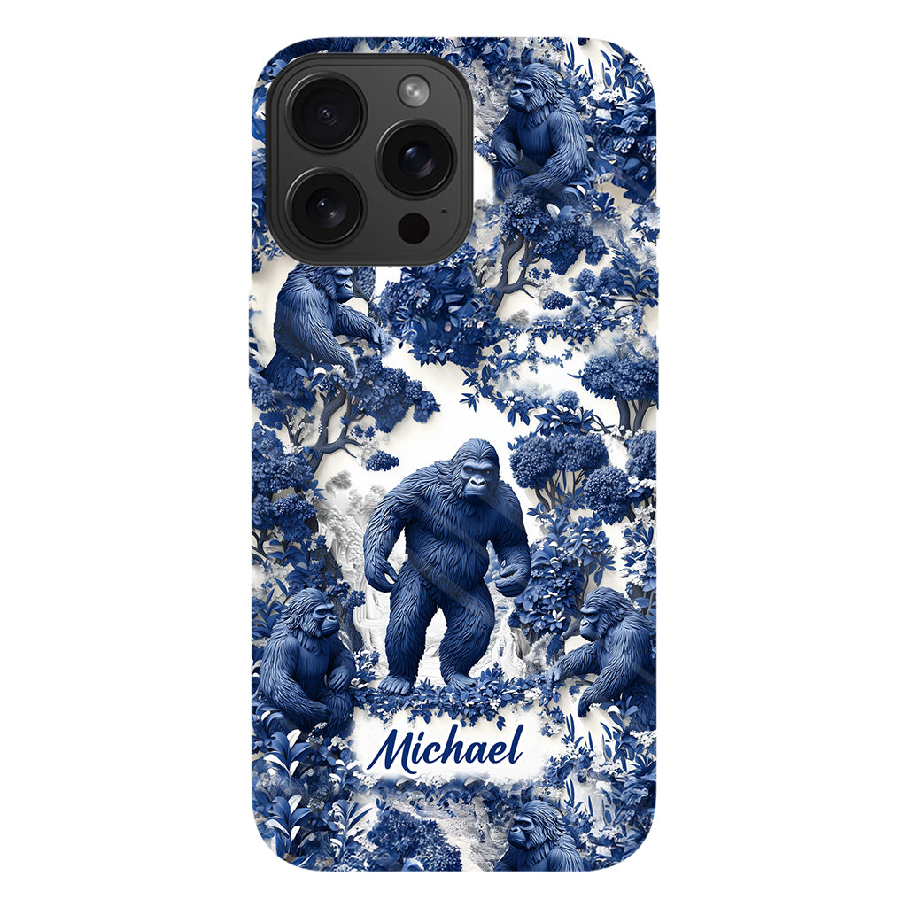 Bigfoot Summer Vibes - Personalized Hiking Full Print Phone Case