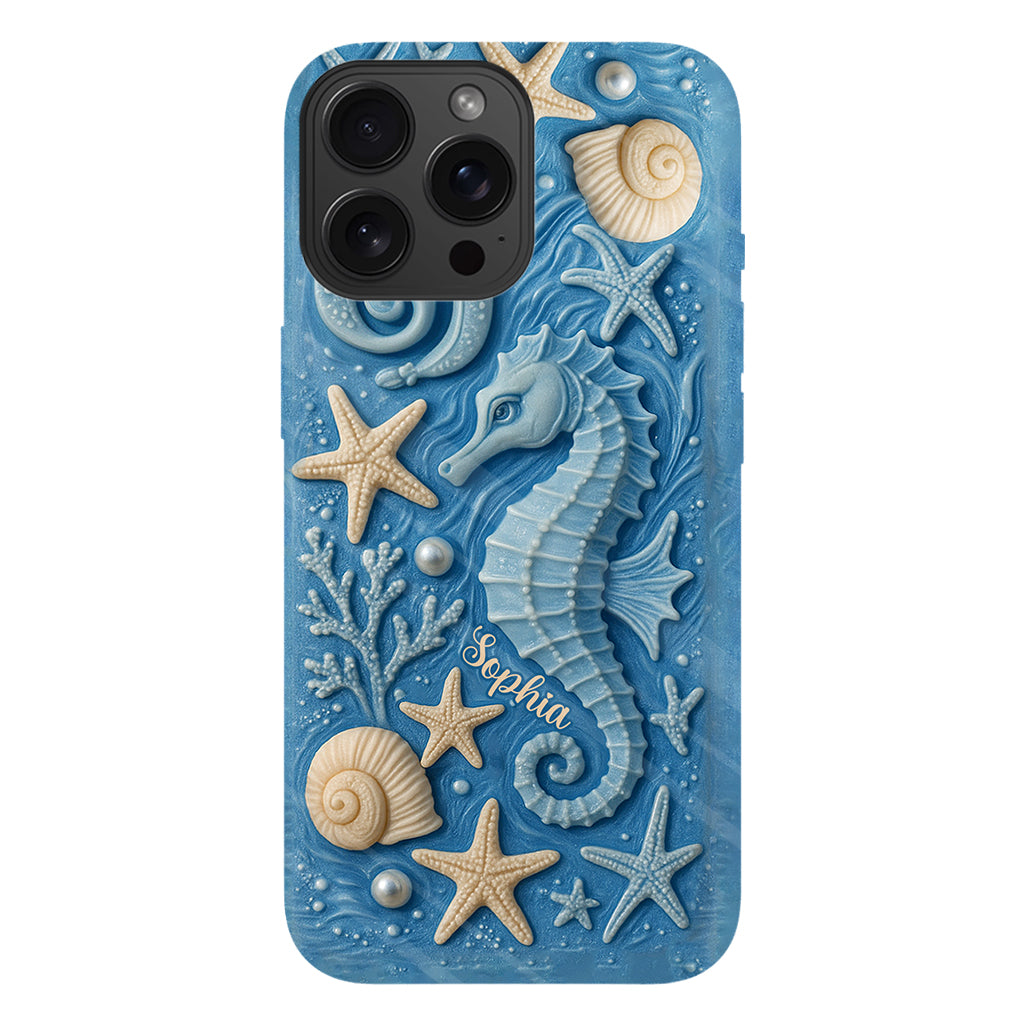 Juste une fille qui aime l'océan - Coque de téléphone personnalisée pour amoureux de la mer avec impression intégrale