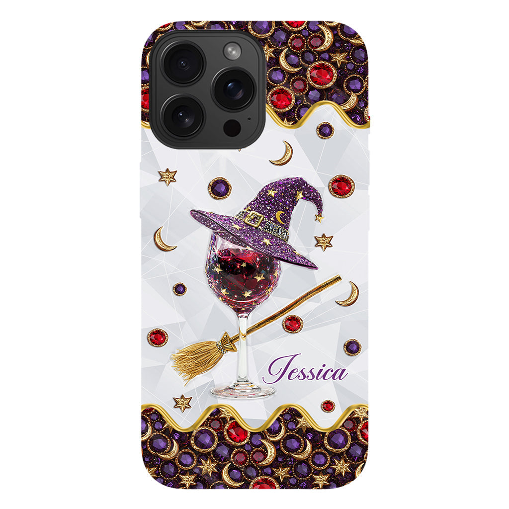 Wine Witch - Personalized Witch Full Print Phone Case
