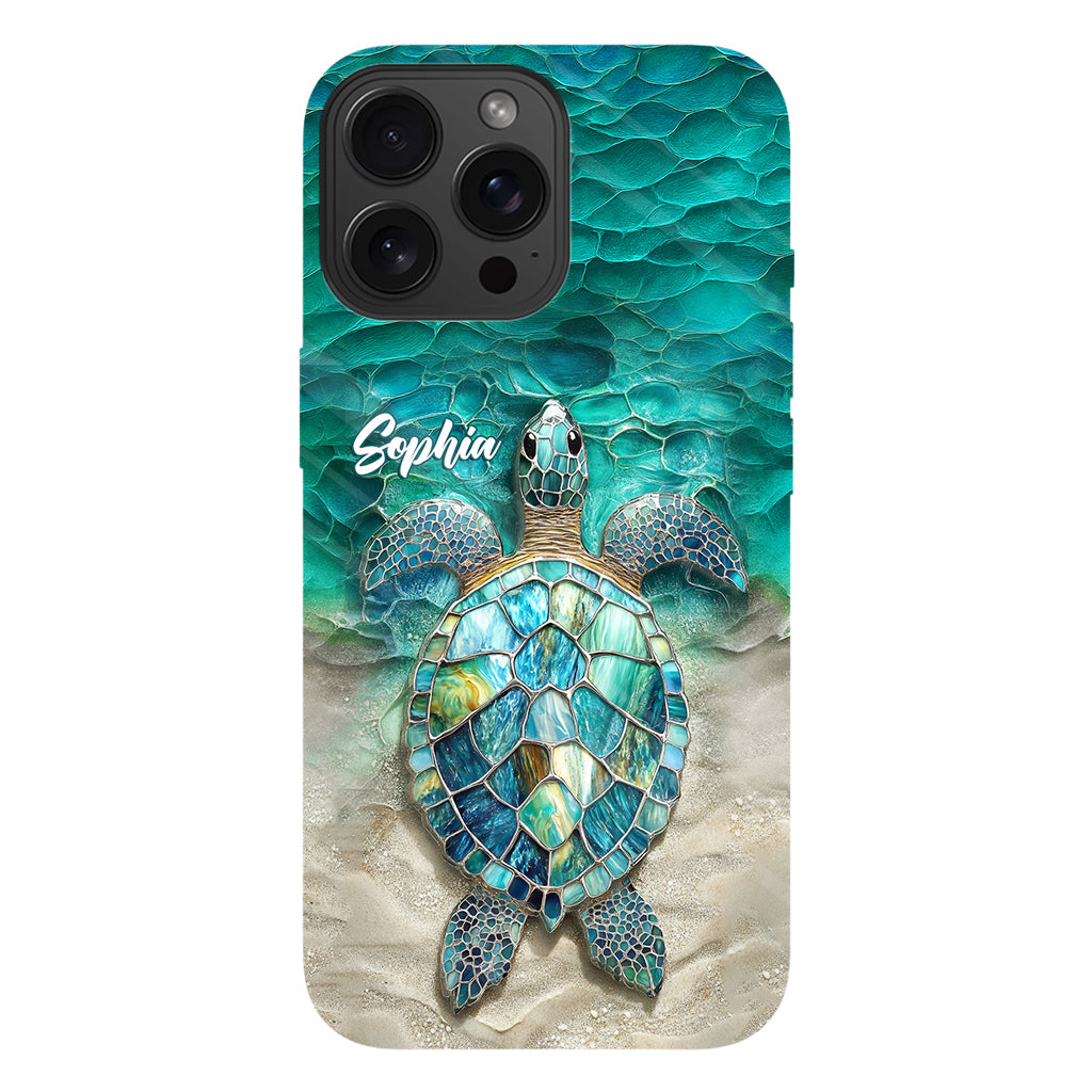Sea Turtle Lovers - Personalized Turtle Full Print Phone Case